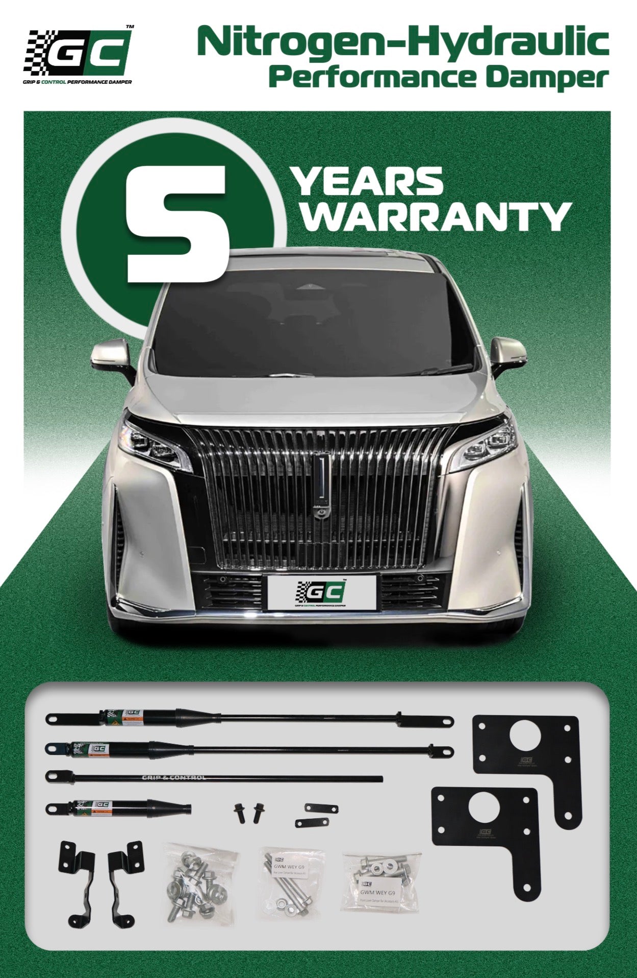 GC - GWM WEY G9 Nitrogen Hydraulic Damping Stabilizer Bar