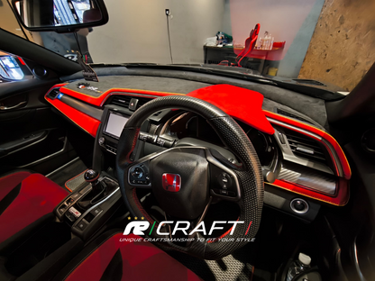 re/craft/ Mugen Edition Alcantara Top Dashboard - Honda Civic FK8